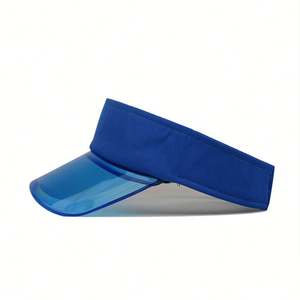 Venta al por Mayor de Visores Deportivos Personalizados Transparentes de Poliéster/Algodón, Protección Solar Diaria para Exteriores, Ajustables, Unisex, para Adultos - Product Image 6