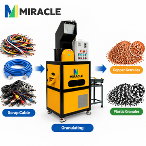 Máquina Granuladora de Cable de Cobre Automática Miracle de 15kW para Reciclaje de Cable de Desecho, Separación de Cobre y Plástico, Alto Ahorro Energético - Product Image 6