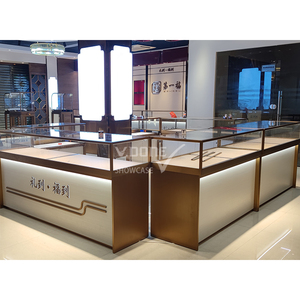 Vetrina moderna per esposizione di gioielli bancone per negozio in acciaio inossidabile armadietto di lusso per gioielleria mobili in vetro chiosco per gioielli - Product Image 6