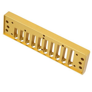 Peigne pour harmonica 10 trous, pièce de rechange pour <span class=keywords><strong>HOHNER</strong></span> SP20, accessoire pour harmonica en alliage d'aluminium - Product Image 5