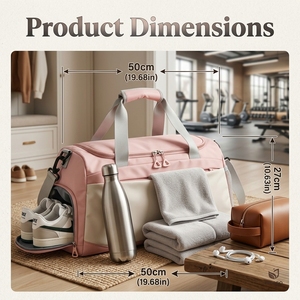 Mochila Deportiva <span class=keywords><strong>de</strong></span> Viaje <span class=keywords><strong>de</strong></span> Gran Capacidad con Logotipo Personalizado, <span class=keywords><strong>Bolsa</strong></span> <span class=keywords><strong>de</strong></span> Gimnasio Portátil con Compartimento para Zapatos, <span class=keywords><strong>Bolsa</strong></span> Deportiva <span class=keywords><strong>de</strong></span> Nailon <span class=keywords><strong>de</strong></span> Diseño - Product Image 2