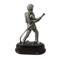 Trophée personnalisé en résine bronze antique Weivista, statue 3D