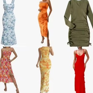 Liquidación de Moda Ttnt: Vestidos Casuales de Algodón Sin Marca, Venta al por Mayor desde China, Embalaje Mixto, Entrega Aleatoria, Ropa de Mujer en Stock - Product Image 1