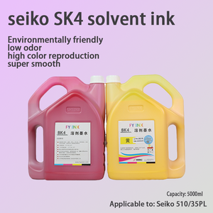 Venta caliente 5L SK4 Impresora de inyección de tinta 510/35PL Boquilla Tinta de impresora solvente ecológica para exteriores de bajo olor - Product Image 4