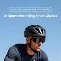 Lunettes de cyclisme intelligentes M95Ai, enregistrement photo et vidéo, appels, lecture de musique, reconnaissance d'objets, contrôle tactile, 290 mAh