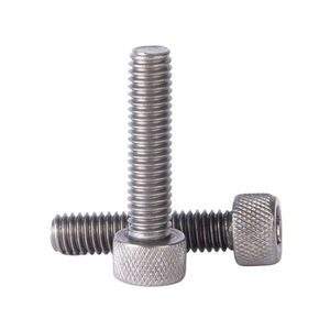M2 M2.5 M3 M4 M5 M6 M8 DIN912 钛合金滚花内六角圆柱头机器螺钉 - Product Image 3