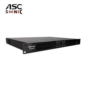 מגבר הספק מקצועי ASCSONIC SD2504 בעל 4 ערוצים, <span class=keywords><strong>250</strong></span> וואט, Class D, עם אחריות לשנתיים, 20 הרץ-34 קילו-הרץ - Product Image 2