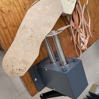 Machine de réparation pour la fabrication de chaussures avec lames de découpe pour semelles en plastique, EVA, cuir, caoutchouc – Machine manuelle de découpe de semelles
