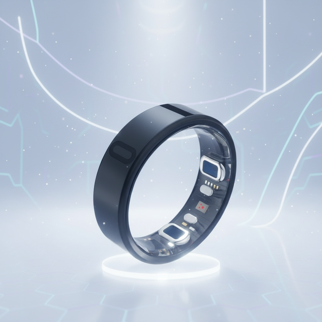 Multifunctional Smart Ring Fitness Tracker EDA ECG Blood Oxygen Blood Pressure Heart Rate Sleep Step Counter Remote Shutter App