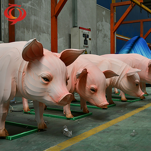 Festival chino Celebración LED Linternas de animales de seda para la decoración de Navidad Linterna de animales Muestra Graduación Día de San Valentín - Product Image 2