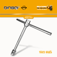 Clé à écrous multi-tailles DINGQI, clé à pneus 21-38 mm, clé à pneus robuste à poignée en T pour la dépose des écrous de roues de voiture et de camion