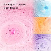 Bombe de bain naturelle et biologique faite à la main avec des bulles riches et de multiples couleurs, bombes de bain pour femmes et enfants, cadeau
