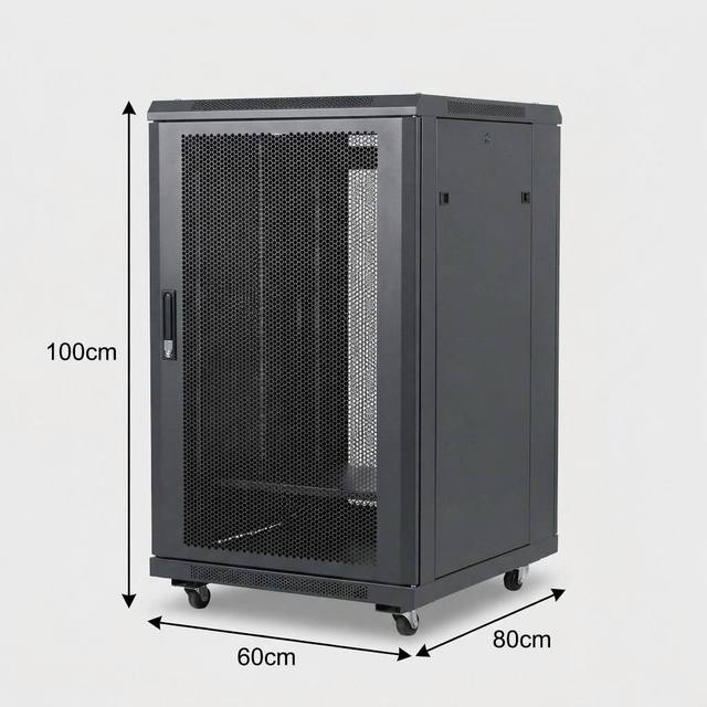 TBS 18U Network Cabinet 1m 600x800 Deep Model Heavy Duty IT Enclosure OEM Customization Server Rack