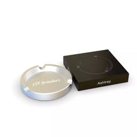 Cendrier en aluminium briquet VA cendrier à cigarettes accessoires pour fumer avec Logo personnalisé