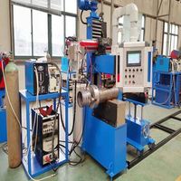 Machine à souder automatique à double tête pour la fabrication de bobines de tuyaux/Machine à souder les tuyaux (GMAW + SAW)