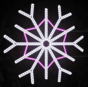 led light acrylic snowflake