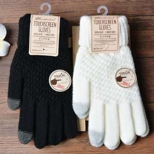 Women Men <b>Warm</b> Winter Touch Screen <b>Gloves</b> Stretch Knit Mittens Wool Full Finger Guantes Female Crochet <b>Glove</b> - Product Image 2