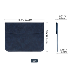 Funda Protectora Delgada de Alta Calidad <span class=keywords><strong>para</strong></span> Tablet y Portátil, Impermeable, de PU, <span class=keywords><strong>para</strong></span> Hombres y Mujeres, Compatible con Portátiles de 11.6 a 15 Pulgadas - Product Image 4