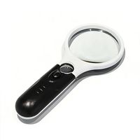 New Arrival Portable Hand Held Magnifier Led Magnifying Glasses Glass High Quality With High Magnification for Reading