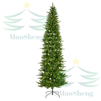 Sapin de Noël réaliste en PE de haute qualité, 3,66 m avec base, pour décoration de maison et de fêtes, fournisseur OEM personnalisé