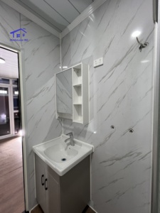 Villa de acero expandible personalizable, casa contenedor prefabricada de diseño contemporáneo, varios tamaños, estilos para uso en oficinas y hoteles - Product Image 6