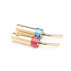 Mạ Vàng Chuối âm thanh cắm Hifi vít thiết bị đầu cuối cho loa cáp pin dây âm thanh video pin cắm cho HIFI loa khuếch đại - Product Image 3