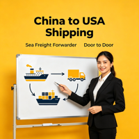 Transitaires Maritimes Efficaces Top 10 : Fret Port-à-Port DDP LCL+Express 15-25 Jours, Assurance Incluse, Chine-USA pour Entreprises Importatrices