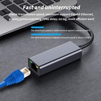 Adaptador de Red Ethernet USB 3.0 a Gigabit RJ45 de 1000 Mbps para Computadoras de Escritorio, Portátiles, Notebooks y Más Dispositivos