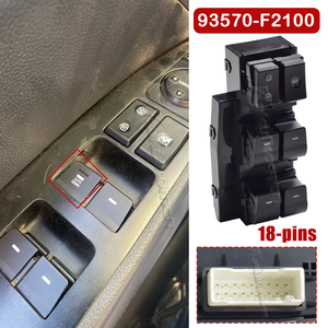 Para Hyundai Elantra 2017-2020 interruptor de ventana eléctrica botón elevador Autodown nueva condición Master 93570-F2100 - Product Image 6