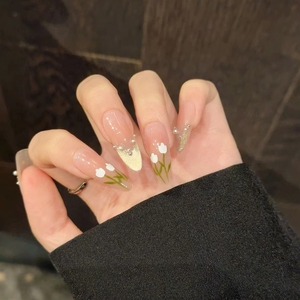 <span class=keywords><strong>Uñas</strong></span> Acrílicas Hechas a Mano con Diseño <span class=keywords><strong>de</strong></span> Tulipán <span class=keywords><strong>de</strong></span> Primavera y Perla Ojo <span class=keywords><strong>de</strong></span> Gato, 10 Piezas, <span class=keywords><strong>Uñas</strong></span> Postizas al por Mayor, <span class=keywords><strong>Uñas</strong></span> <span class=keywords><strong>de</strong></span> Diseño a Presión - Product Image 5