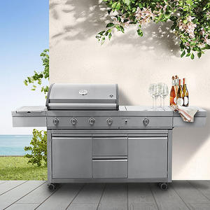 Portable Outdoor <strong>Charcoal</strong> <strong>BBQ</strong> Grill Independent Modern Outdoor <strong>Gas</strong> <strong>BBQ</strong> Grill Kitchens for Backyard Cooking Kitchen Outdoor - Product Image 5
