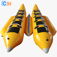 Usine de haute qualité PVC extérieur gonflable bateau banane bateau gonflable jeux d'eau gonflables pour adultes