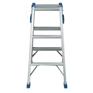 Aluminium Multifunctionele Glasvezel Ladder Volledig Glasvezel Verlengladder Een Geïsoleerde Gebruikte Glasvezel Ladder Rubberen Pad