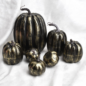 Calabaza Artificial Realista de Espuma Blanca con Logotipo Personalizado, Decoración de Alta Calidad para Halloween, Acción de Gracias, Navidad y Pascua - Product Image 4