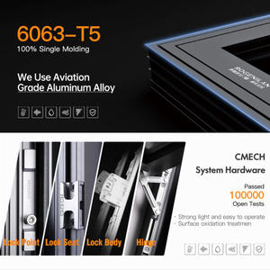 Ventana Abatible de Aluminio Templado Doble con Perfil Insonorizado de Alta Calidad, Ventanas de Aluminio Silenciosas con Reja Protectora - Product Image 5