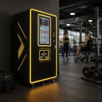 Distributeur automatique de boissons protéinées intelligentes pour la salle de sport, avec éclairage LED haut de gamme et fonctionnement 24h/24