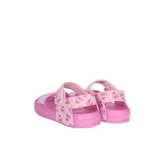 Sandali Barbie da bambina rosa con cinturino regolabile, calzature estive - Product Image 2