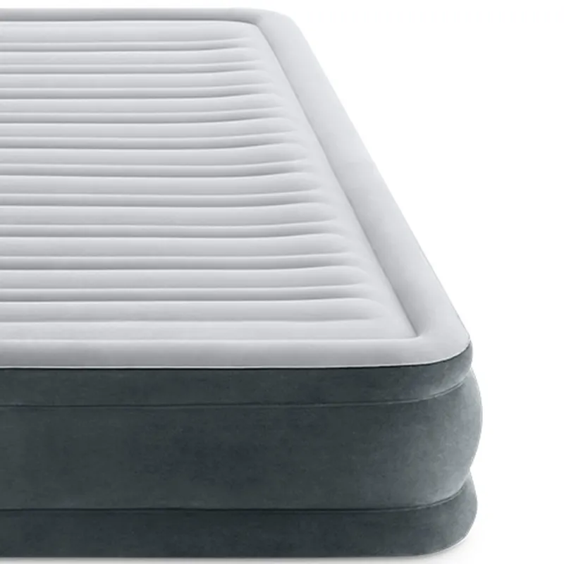 INTEX 67770 confortevole Queen Built-in pompa elettrica Airbed fibra-tech materasso ad aria a doppio strato materassi ad aria gonfiabili