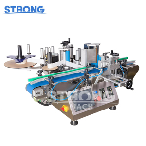 Machine d'étiquetage automatique de table pour bouteilles rondes en plastique et en verre, pots - Product Image 1
