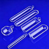 Plaque de verre de quartz en silice fondue de haute pureté, tube de quartz résistant à la chaleur, composants en verre de quartz pour laboratoire, vente en gros d'usine