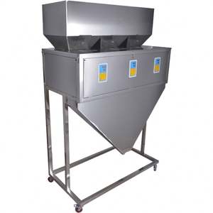 Distributeur de remplissage haute précision en acier inoxydable à 3 têtes pour 9999g de raisins secs, baies de Goji, épices en poudre, farine, café et thé en sachet - Product Image 2