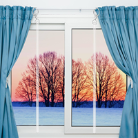 Lot de 4 tringles à rideaux universelles en acrylique transparent de 36 pouces avec baguette à rideau invisible en métal pour hôtels.