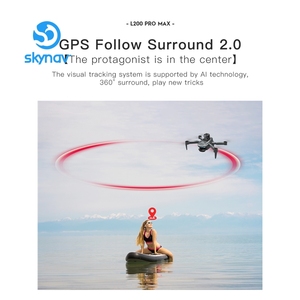 Nuevo <span class=keywords><strong>Dron</strong></span> L200 Pro Max 2024 con GPS, Cámara Dual <span class=keywords><strong>Profesional</strong></span> 4K con Gimbal de 2 Ejes, WIFI 5G FPV, Quadcopter RC con Evitación de Obstáculos - Product Image 4