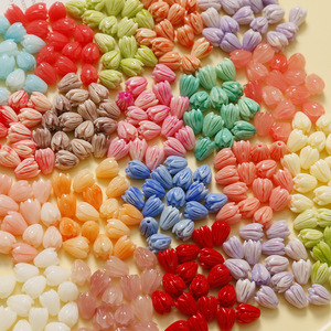 6*9mm đầy màu sắc vỏ Tulip hoa Nhài Hoa Bead cho Vintage Hawaii đồ trang sức làm DIY Bông tai phụ kiện - Product Image 1