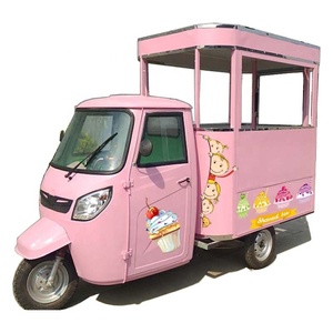 Triciclo Eléctrico Móvil Personalizado Tipo Tuk Tuk para Venta de Helados y Perritos Calientes - Product Image 5