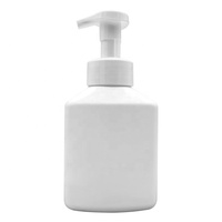 Distributeur de savon liquide carré HDPE personnalisé doux au toucher Bouteilles à pompe moussante 500ml vides en plastique sérigraphie lavage des mains du visage