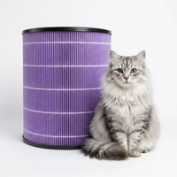 Pembersih Bulu Kucing Efisiensi Tinggi KJ360F-C22W Kompatibel dengan Filter Karbon Aktif HEPA Honeywell