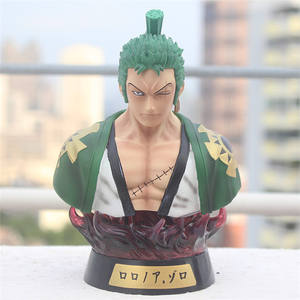 Escala 1/8 para figuras de Anime de una pieza-Figura de medio cuerpo de PVC Zoro Luffy Sanji con función de iluminación de Control remoto - Product Image 3