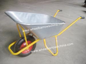 Brouette de jardin verte Ravendo Trillebor 110L 200 kg Baignoire en plastique Haveaffald Jord Og Sand Luftgummihjul 85L - Product Image 6