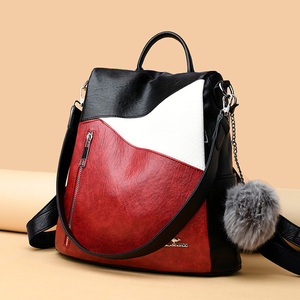 Nieuwe rugzak van hoge kwaliteit pu lederen rugzak dames schoudertassen reisrugzak schooltassen voor meisjes rugzak mochila sac - Product Image 3